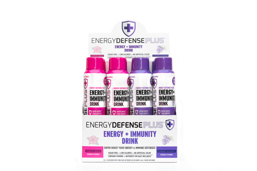 Defence Plus Energy Defense Plus™ Two Cases (24 bottles - 12 of each flavor) Free S ...